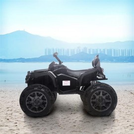 12V Kids Electric 4-Wheeler ATV Quad Ride On Car Toy with 3.7mph Max Speed, Treaded Tires, LED Headlights, AUX Jack, Radio